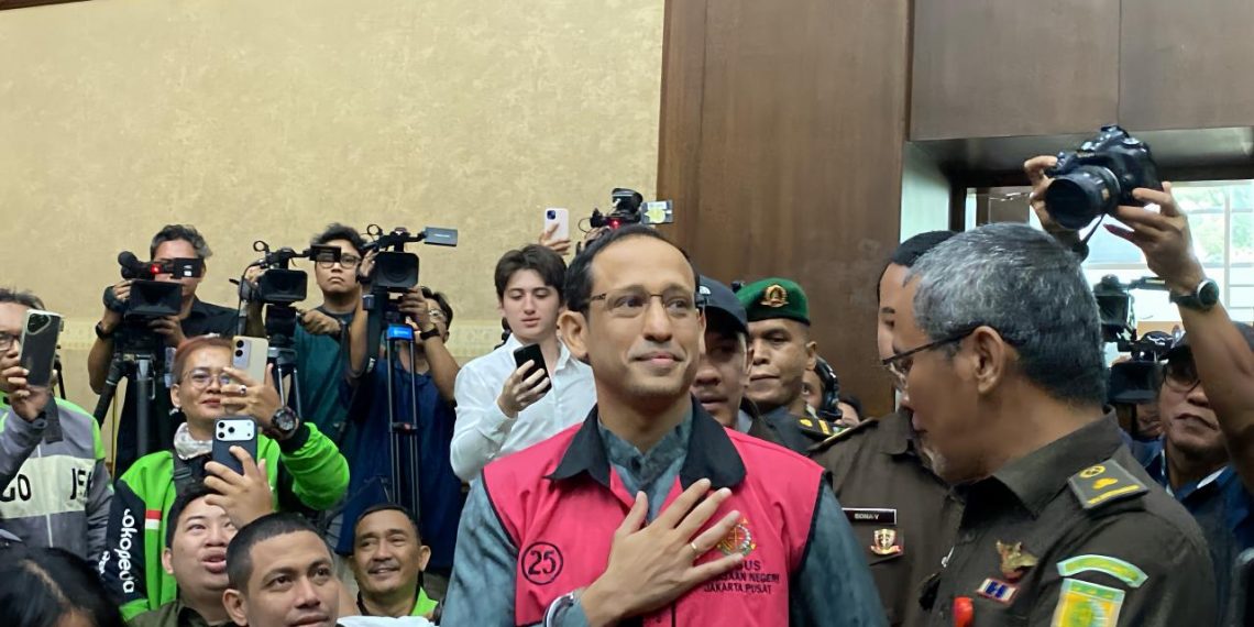 Sidang Dakwaan Chromebook, Nadiem Makarim Disambut Dukungan Penuh
