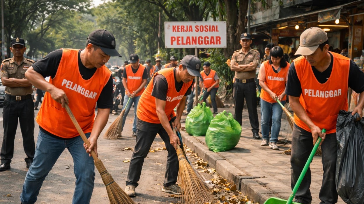 Mulai 2026, Napi Tipiring Bisa Kerja Sosial Tanpa Masuk Penjara