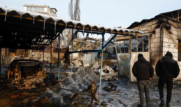 Rusia Lancarkan Serangan Drone-Rudal ke Kyiv, Infrastruktur Sipil Ikut Terdampak