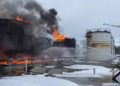 Kilang Minyak Rusia Dilanda Serangan Drone Ukraina, Tangki Terbakar