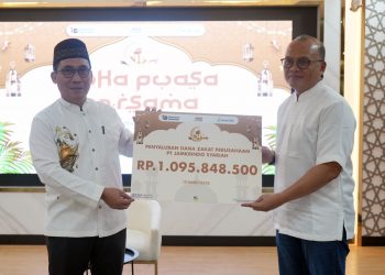 Jamkrindo Syariah Salurkan Zakat Perusahaan Rp1,09 Miliar pada Ramadan 1447 H