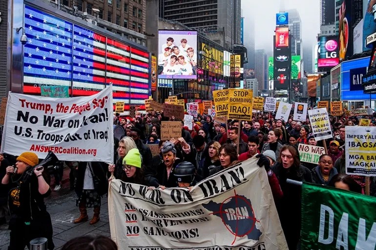 New York Ramai-ramai Demo, Netizen dan Warga Desak Stop Perang