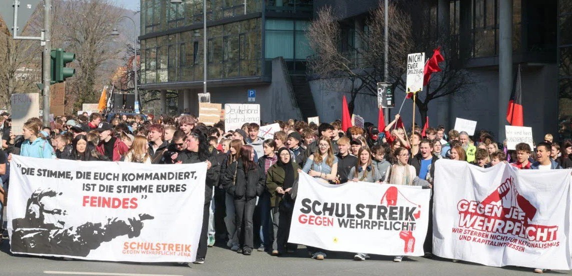 Ribuan Pelajar di Jerman Demo, Menentang Kembalinya Wajib Militer