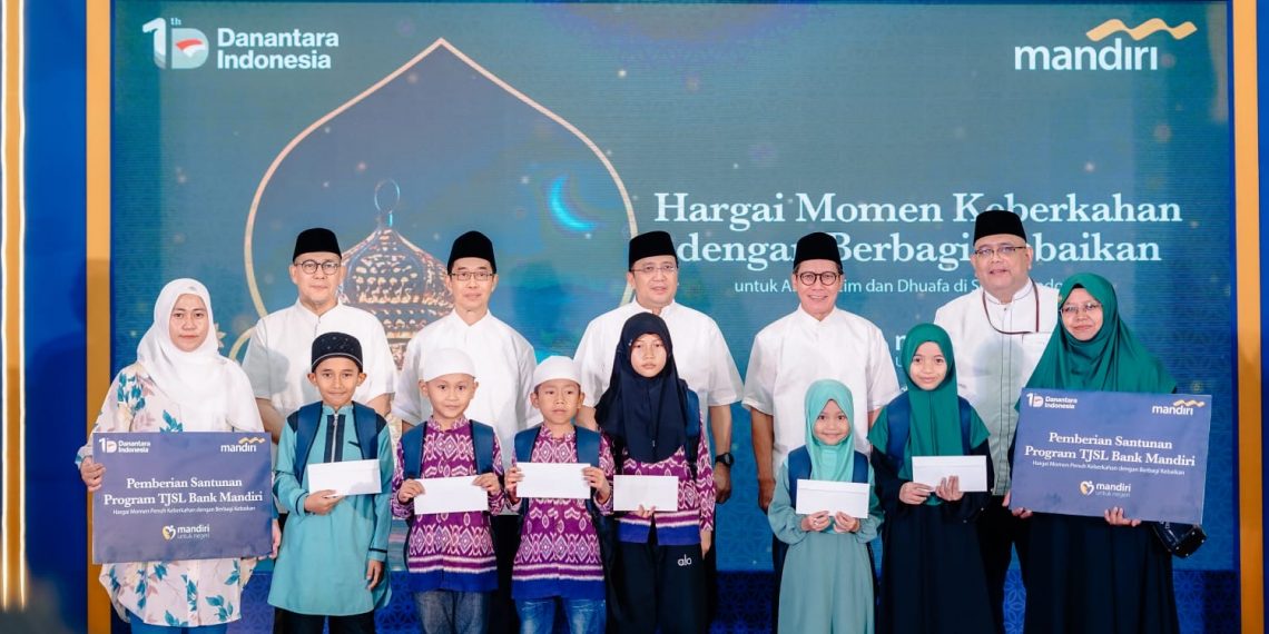 Bank Mandiri Gelar Buka Puasa Bersama dan Santuni Anak Yatim di Palembang
