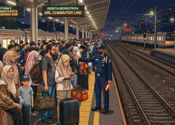 Dikira Sepi, KRL Justru Penuh di H+2 Lebaran, Anak-anak Tak Kebagian Kursi