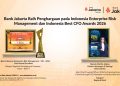 Bank Jakarta Raih Penghargaan pada Indonesia Enterprise Risk Management dan Indonesia Best CFO Awards 2026