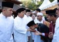 Shalat Id di Aceh, Prabowo Lanjutkan dengan Menyapa dan Membantu Warga