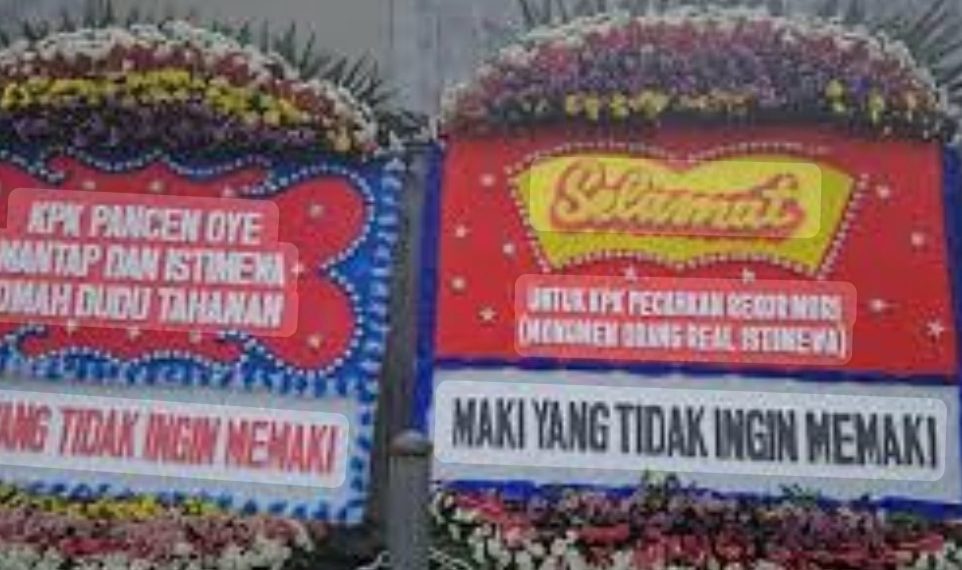 Viral Karangan Bunga Sindir Yaqut, KPK Anggap sebagai Kritik Positif