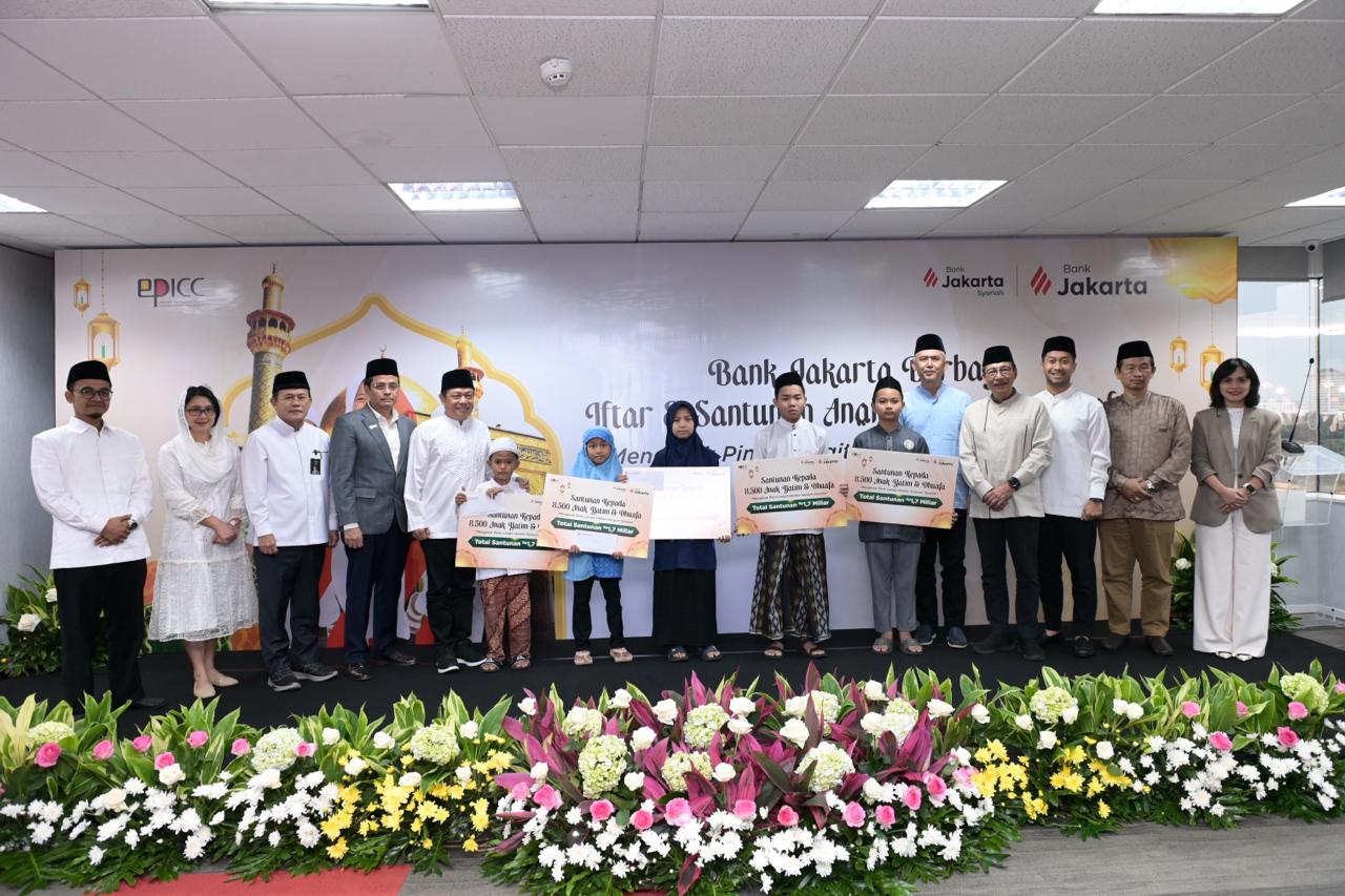 Bank Jakarta Salurkan Santunan Bagi 8.500 Yatim dan Duafa