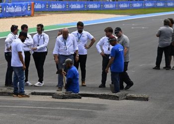 Lubang Sedalam Pinggang Muncul di Trek, MotoGP Brasil 2026 Alami Penundaan