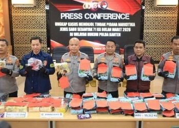 Tiga Kurir Sabu Diciduk Polisi, Barang Bukti Capai 71 Kg