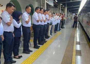 Mudik Gratis 2026, Ratusan Warga Berangkat dari Stasiun Pasar Senen