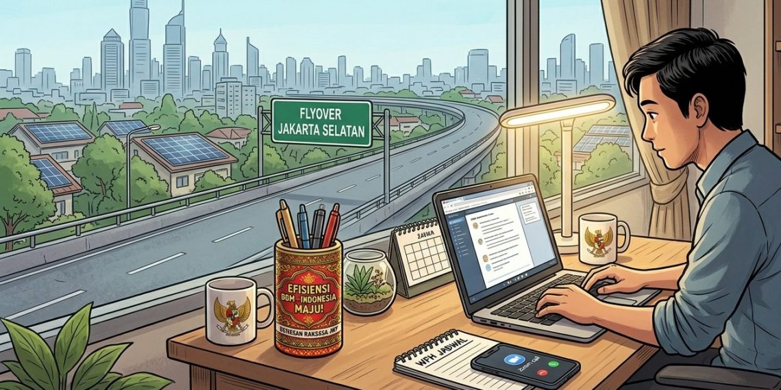 Ngirit BBM, Pemerintah Terapkan Skema WFH Mingguan Usai Lebaran