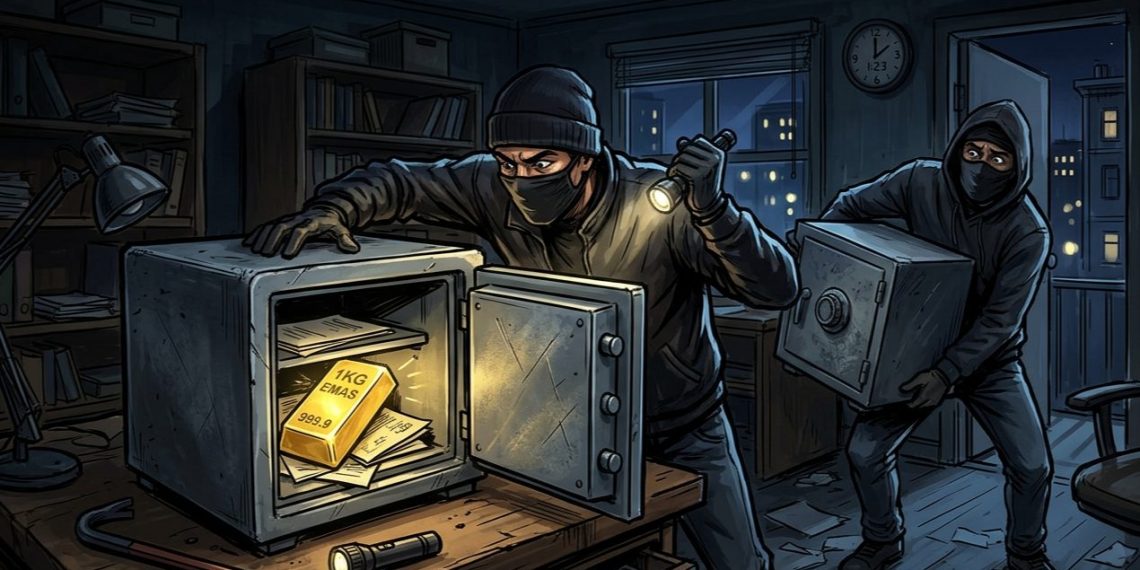 Kasus pencurian emas 1 kg di Pinrang terungkap lewat CCTV pelaku masih diburu