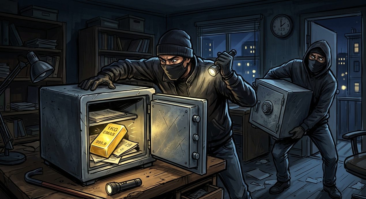 Kasus pencurian emas 1 kg di Pinrang terungkap lewat CCTV pelaku masih diburu