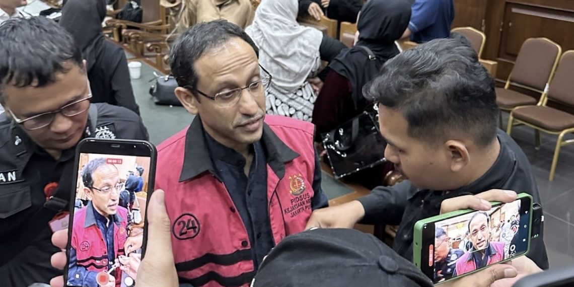 Nadiem Makarim Sampaikan Permohonan Maaf di Tengah Persidangan