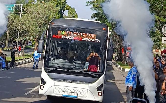 Uji Coba Bus Listrik Bogor Dimulai, Rute Bojonggede–Sentul Gratis 3 Bulan