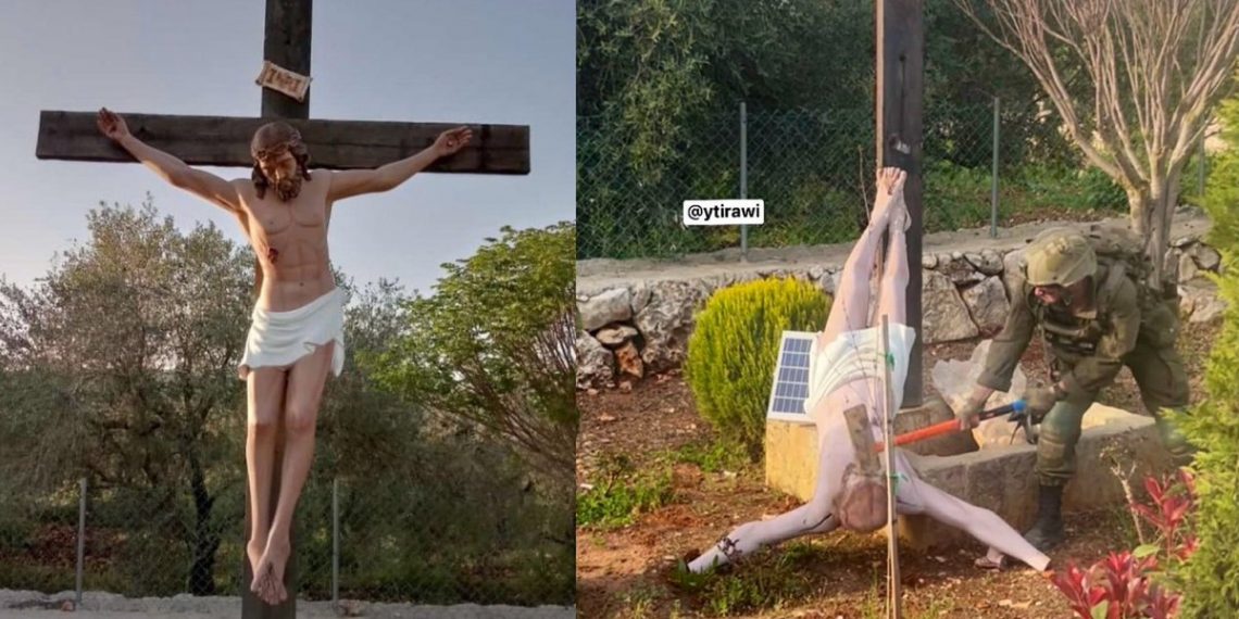 Israel Selidiki Insiden Tentara Hancurkan Patung Yesus di Lebanon