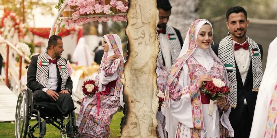 300 Pasangan Ikuti Pernikahan Massal “The Dress of Joy” di Gaza