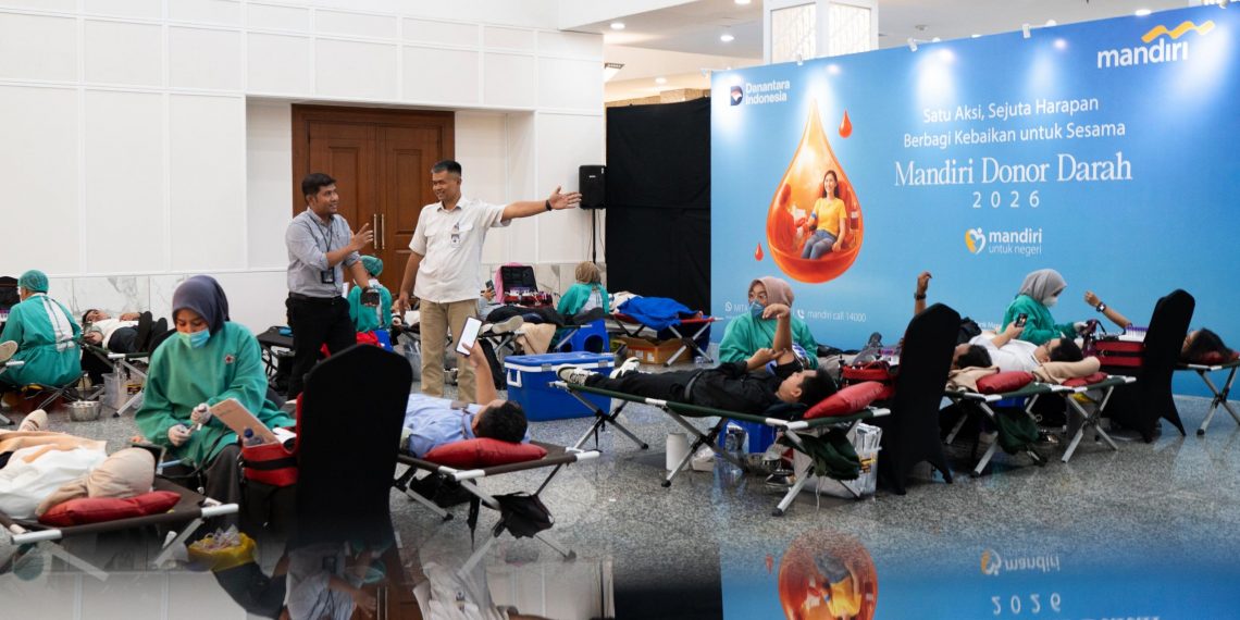 Bank Mandiri Gelar Donor Darah Massal, Targetkan 2.800 Pendonor
