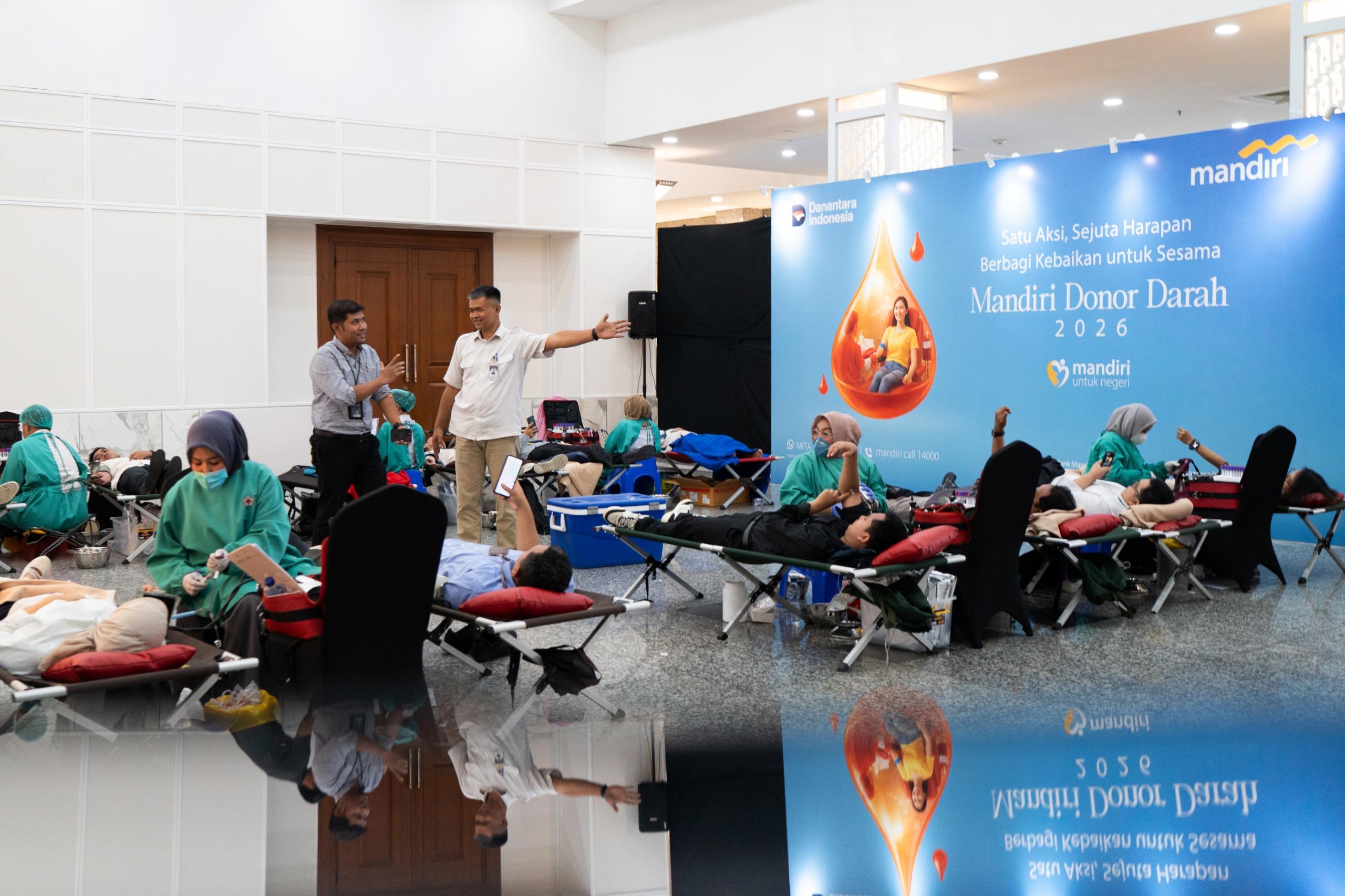 Bank Mandiri Gelar Donor Darah Massal, Targetkan 2.800 Pendonor