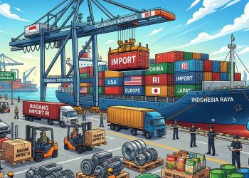 Lonjakan Impor Indonesia Capai 14%, Mesin dan Logam Mulia Dominasi