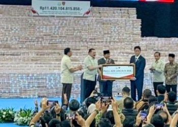 Uang Rp 11,4 Triliun Disusun Bak Tembok di Kejagung, Jadi Sorotan