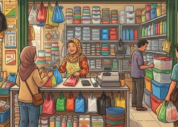 Harga Plastik Melonjak hingga 70%, Pedagang Surabaya Kelimpungan Stok Menipis