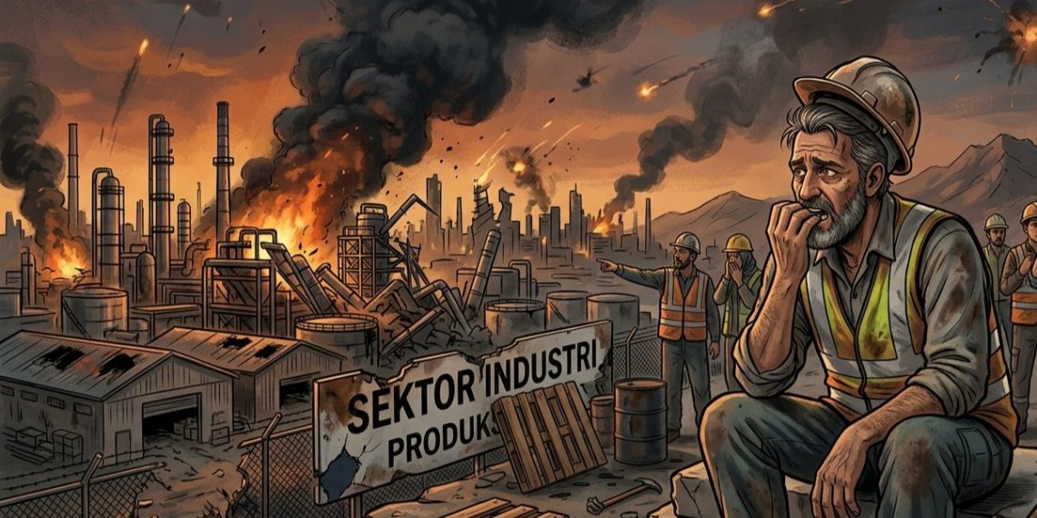 Industri Dalam Negeri Mulai Tertekan, Efek Perang Timur Tengah Makin Terasa