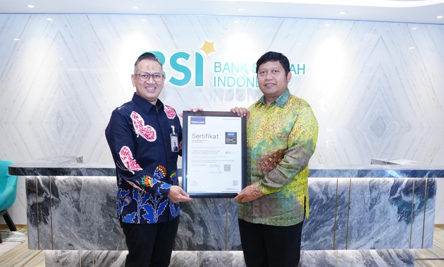 BSI Raih ISO 56001:2024, Jadi Bank Pertama di Indonesia