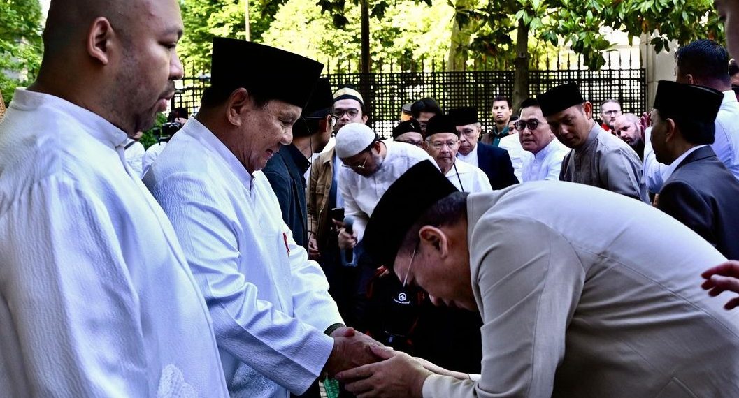 Momen WNI di Paris Bertemu Prabowo saat Shalat Idul Adha 2026