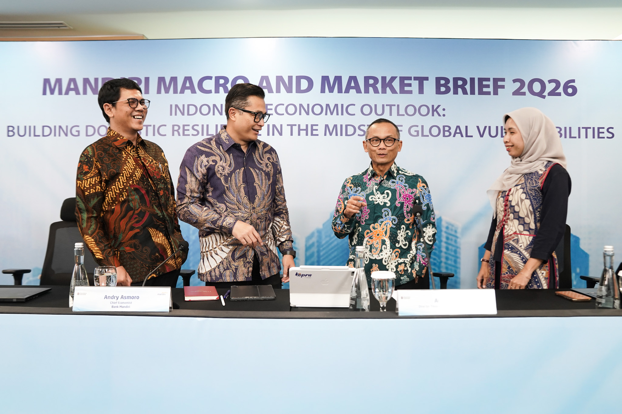 Ekonomi Indonesia Solid, Bank Mandiri Nilai Sinergi Kebijakan Topang Prospek Pertumbuhan