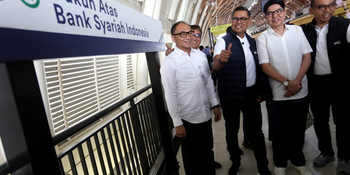 Nama Stasiun LRT Dukuh Atas Resmi Menjadi Stasiun LRT Dukuh Atas-Bank Syariah Indonesia