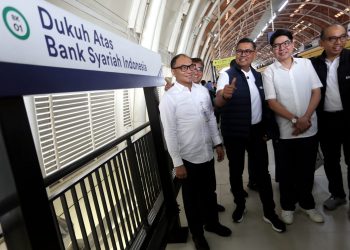 Nama Stasiun LRT Dukuh Atas Resmi Menjadi Stasiun LRT Dukuh Atas-Bank Syariah Indonesia