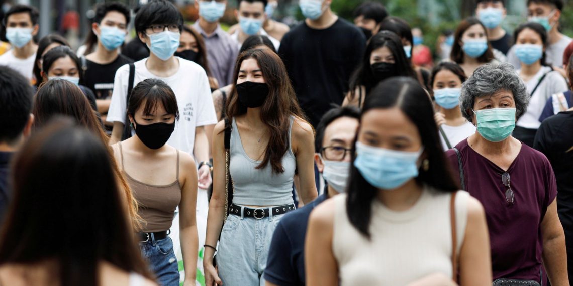Kasus Covid-19 di Singapura Naik Jadi 12.700 dalam Sepekan
