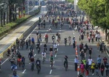 Satpol PP DKI Tegaskan Larangan Berjualan di Jalur CFD Sudirman