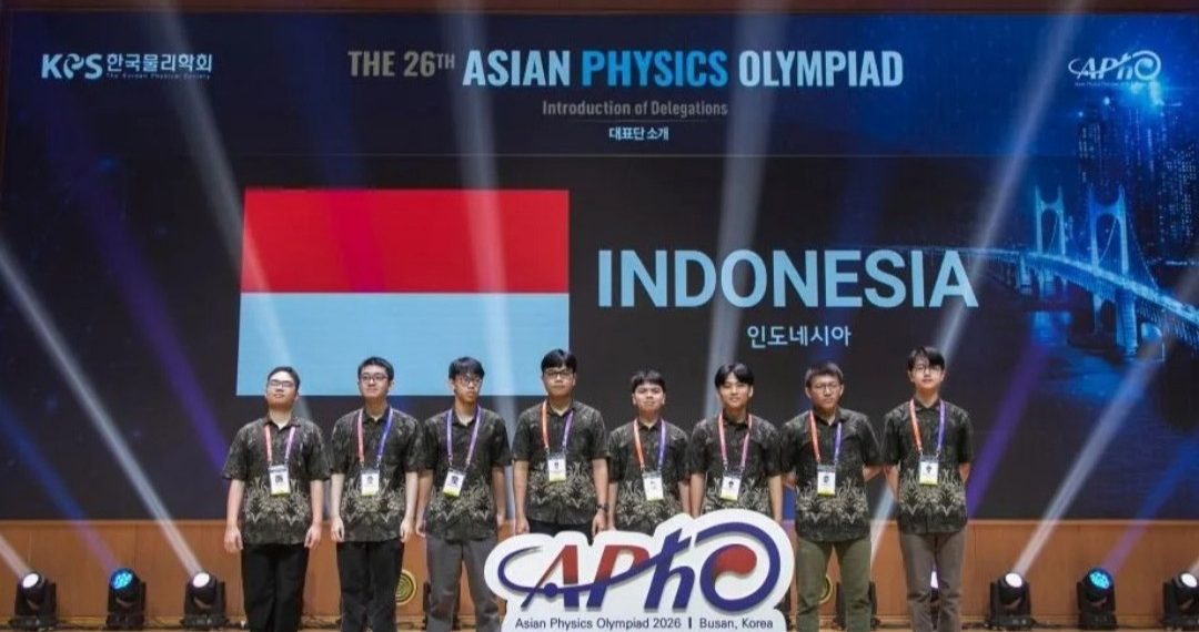 Indonesia Sabet Dua Medali Emas pada Olimpiade Fisika Asia 2026