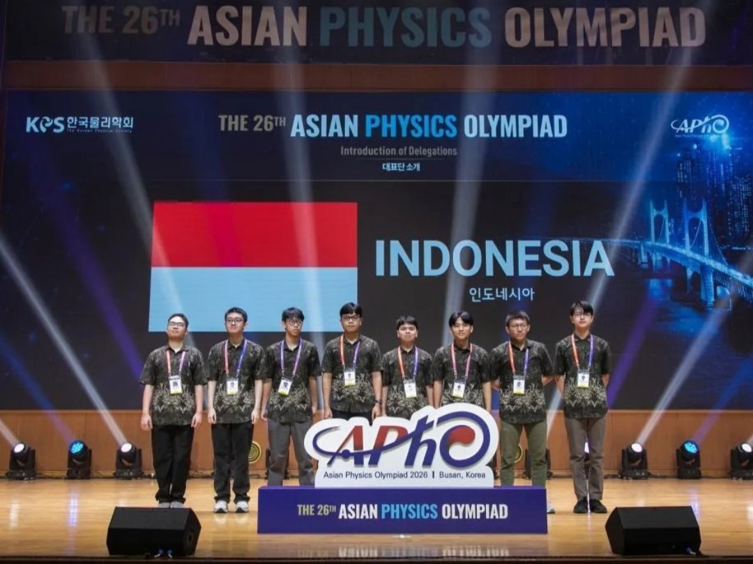 Indonesia Sabet Dua Medali Emas pada Olimpiade Fisika Asia 2026