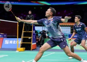 Taklukkan Wakil Taiwan, Fajar/Fikri Amankan Tiket 16 Besar Singapore Open 2026