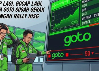 Gocap Lagi Gocap Lagi, Saham GOTO Susah Gerak di Tengah Rally IHSG