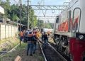 KAI Selidiki Penyebab Lokomotif dan KA Serayu Anjlok di Pasar Senen