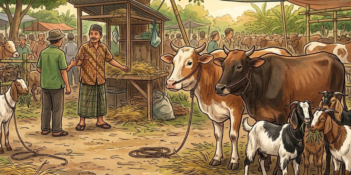 Idul Adha 2026 Tinggal Hitungan Hari, Harga Kambing Kurban Sudah Segini