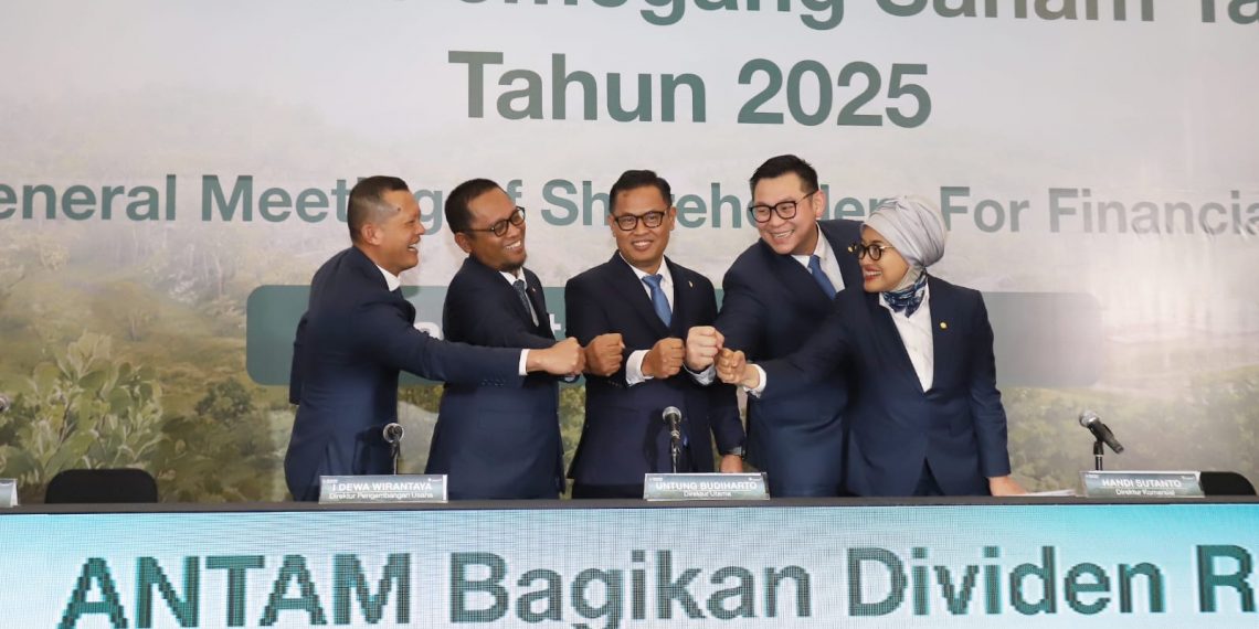 ANTAM Bagikan Dividen Rp5,04 Triliun dari Laba Bersih Tahun Buku 2025