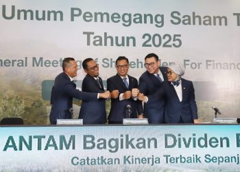 ANTAM Bagikan Dividen Rp5,04 Triliun dari Laba Bersih Tahun Buku 2025