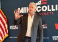 Didukung Trump, Mike Collins Sambut Hasil Pemilu di Watch Party Georgia