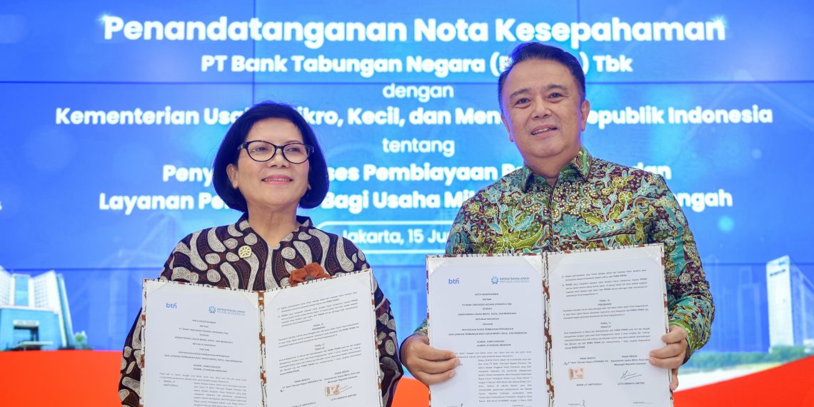 Perluas Layanan ASN dan UMKM, BTN Teken MoU dengan Pemprov DKI & Kementerian UMKM