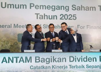 ANTAM Bagikan Dividen Rp5,04 Triliun dari Laba Tahun Buku 2025