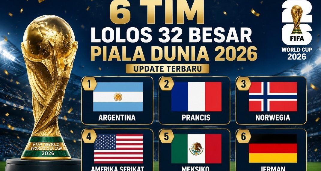 Enam Negara Lolos ke Babak 32 Besar Piala Dunia 2026, Persaingan Fase Grup Memanas