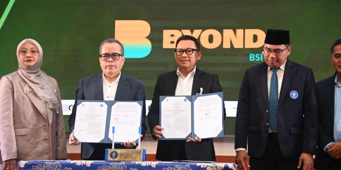 BSI dan IPB Perkuat Wakaf Produktif untuk Dukung Pendidikan Mahasiswa