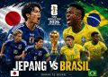 Laga Seru 32 Besar Piala Dunia 2026: Brasil vs Jepang, Samurai Biru Bertumpu pada Disiplin Tinggi